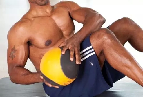 运动训练腹肌人鱼马甲线减肥