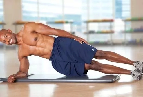 运动训练腹肌人鱼马甲线减肥