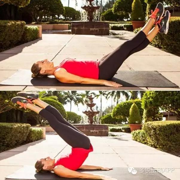 运动训练练就马甲线运动减肥