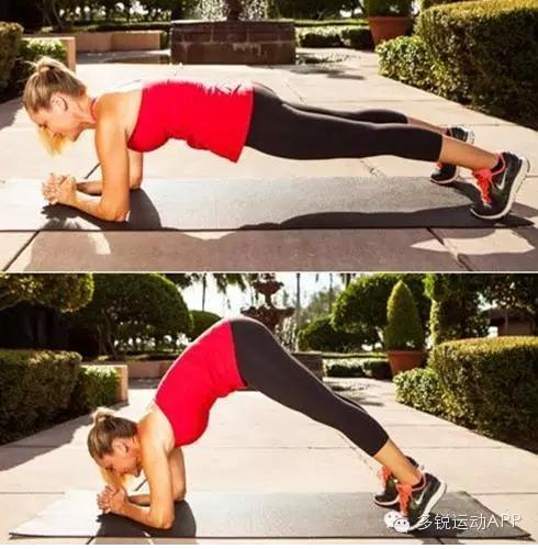 运动训练练就马甲线运动减肥