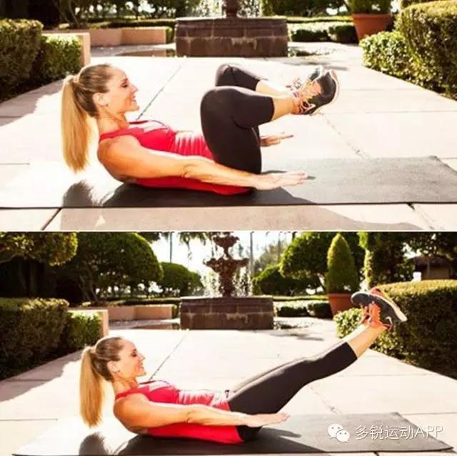运动训练练就马甲线运动减肥